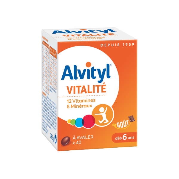 올비틸 바이탈리티 비타민-미네랄 츄어블 보조제 40정