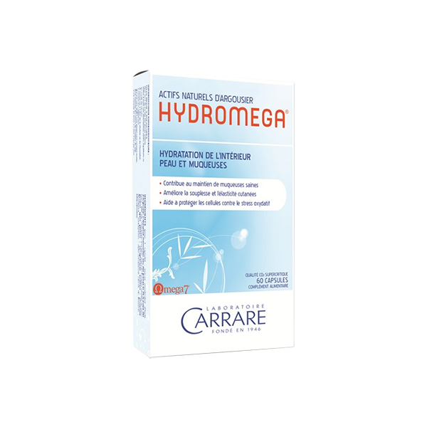 CARRARE Hydro메가 피부 수분 보충제 캡슐 60St (피부-점막)