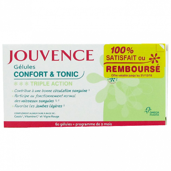 JOUVENCE 컴포트-토닉 트리플 보충제 60캡슐