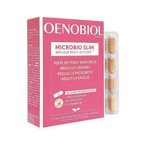 오노비올 Microbio 슬림 멀티 액션 버너 보조제 60캡슐 (지방)