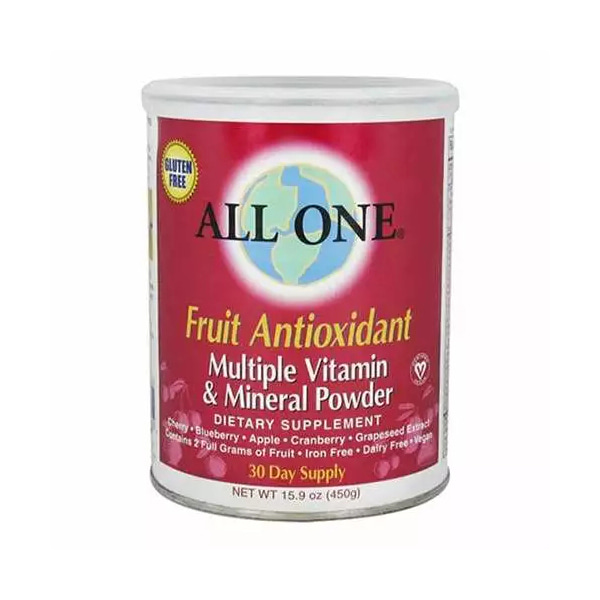 All One 푸르츠 Antioxidant 포뮬러 무향 파우더 15.9oz (30일 공급)