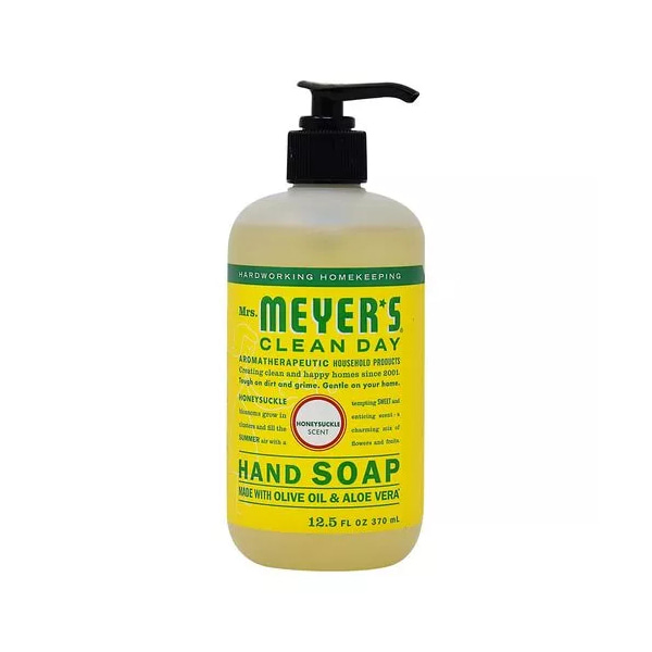 Mrs. Meyers Clean Day 리퀴드 민허니셔클 핸드 비누 12.5fl oz (370ml)